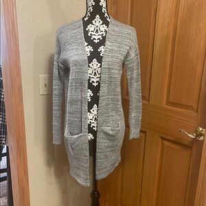 Gray Women's Sweater Cardigan